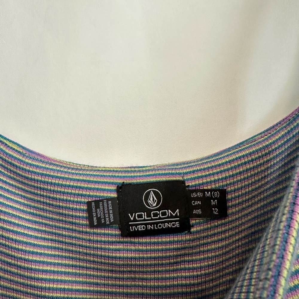 Volcom Multicolor Striped Lounge Top